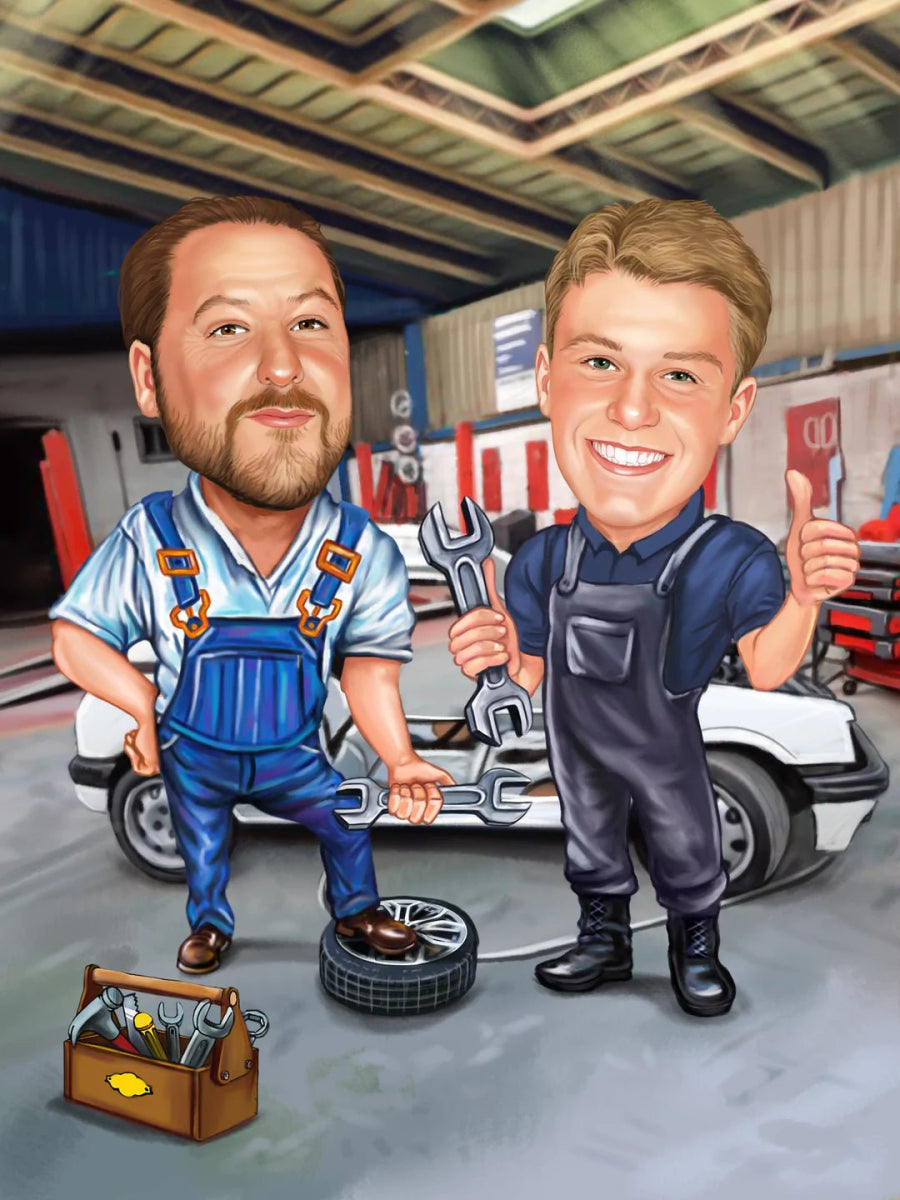 Caricature for Coworkers | Custom Online Caricature - Caricature4You