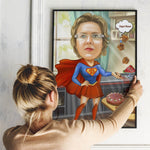 Caricature for Mother | Custom Online Caricature - Caricature4You