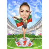 Olympic Gymnastic Caricature | Custom Caricature - Caricature4You